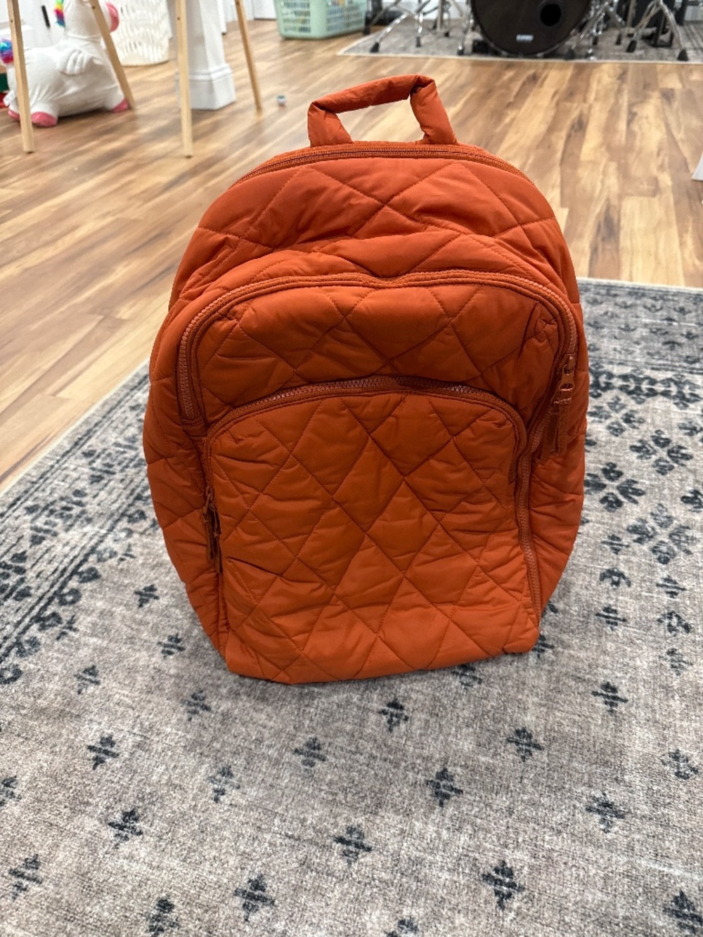 Vera Bradley great condition orange travel backpack